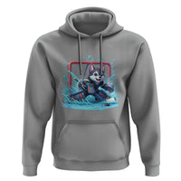 Siberian Husky Ice Hockey Player Hoodie Funny Goalie Gift - Wonder Print Shop