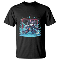 Siberian Husky Ice Hockey Player T Shirt Funny Goalie Gift - Wonder Print Shop