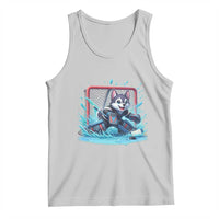 Siberian Husky Ice Hockey Player Tank Top Funny Goalie Gift - Wonder Print Shop