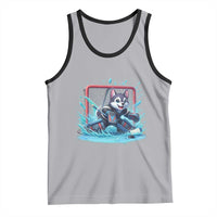 Siberian Husky Ice Hockey Player Tank Top Funny Goalie Gift - Wonder Print Shop