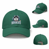 Cool Siberian Husky Ice Hockey Baseball Cap Gift For Dog Lovers