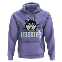 Cool Siberian Husky Ice Hockey Hoodie Gift For Dog Lovers - Wonder Print Shop