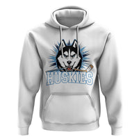 Cool Siberian Husky Ice Hockey Hoodie Gift For Dog Lovers - Wonder Print Shop