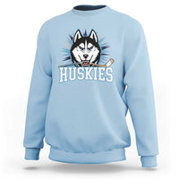 Cool Siberian Husky Ice Hockey Sweatshirt Gift For Dog Lovers - Wonder Print Shop