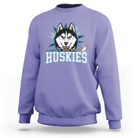 Cool Siberian Husky Ice Hockey Sweatshirt Gift For Dog Lovers - Wonder Print Shop