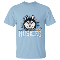 Cool Siberian Husky Ice Hockey T Shirt Gift For Dog Lovers - Wonder Print Shop