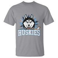 Cool Siberian Husky Ice Hockey T Shirt Gift For Dog Lovers - Wonder Print Shop