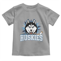 Cool Siberian Husky Ice Hockey Toddler T Shirt Gift For Dog Lovers - Wonder Print Shop