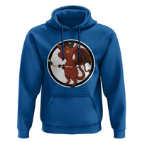 Funny Cryptid Sports Gift Hoodie Jersey Devil Playing Ice Hockey - Wonder Print Shop