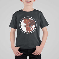 Funny Cryptid Sports Gift T Shirt For Kid Jersey Devil Playing Ice Hockey - Wonder Print Shop