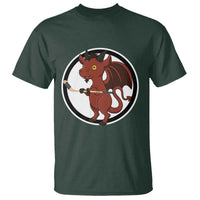 Funny Cryptid Sports Gift T Shirt Jersey Devil Playing Ice Hockey - Wonder Print Shop