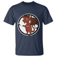 Funny Cryptid Sports Gift T Shirt Jersey Devil Playing Ice Hockey - Wonder Print Shop