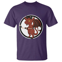 Funny Cryptid Sports Gift T Shirt Jersey Devil Playing Ice Hockey - Wonder Print Shop
