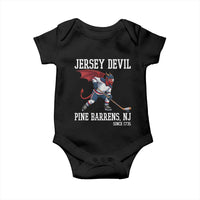 Pine Barrens New Jersey Devil Baby Onesie Gothic Horror Ice Hockey Gift - Wonder Print Shop