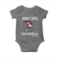 Pine Barrens New Jersey Devil Baby Onesie Gothic Horror Ice Hockey Gift - Wonder Print Shop