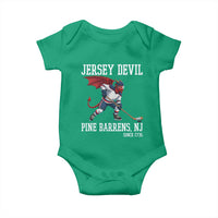 Pine Barrens New Jersey Devil Baby Onesie Gothic Horror Ice Hockey Gift - Wonder Print Shop