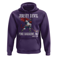 Pine Barrens New Jersey Devil Hoodie Gothic Horror Ice Hockey Gift - Wonder Print Shop