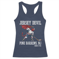 Pine Barrens New Jersey Devil Racerback Tank Top Gothic Horror Ice Hockey Gift - Wonder Print Shop