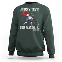 Pine Barrens New Jersey Devil Sweatshirt Gothic Horror Ice Hockey Gift - Wonder Print Shop