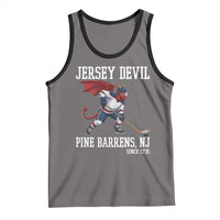 Pine Barrens New Jersey Devil Tank Top Gothic Horror Ice Hockey Gift - Wonder Print Shop