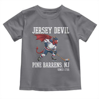 Pine Barrens New Jersey Devil Toddler T Shirt Gothic Horror Ice Hockey Gift - Wonder Print Shop