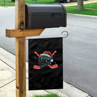 Christmas Ice Hockey Helmet Santa Garden Flag Funny Xmas Gift - Wonder Print Shop