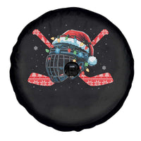 Christmas Ice Hockey Helmet Santa Spare Tire Cover Funny Xmas Gift - Wonder Print Shop