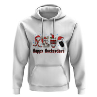Happy Hockeydays Hoodie Funny Christmas Ice Hockey Gift - Wonder Print Shop