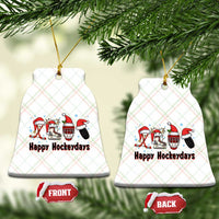 Happy Hockeydays Ceramic Ornament Funny Christmas Ice Hockey Gift - Wonder Print Shop