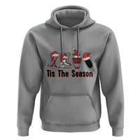 Funny Ice Hockey Christmas Gift Hoodie Tis The Season - Wonder Print Shop