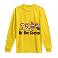 Funny Ice Hockey Christmas Gift Long Sleeve Shirt Tis The Season - Wonder Print Shop