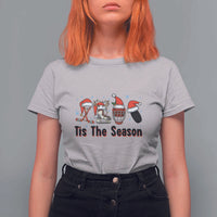 Funny Ice Hockey Christmas Gift T Shirt For Women Tis The Season - Wonder Print Shop