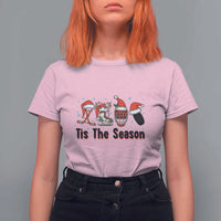 Funny Ice Hockey Christmas Gift T Shirt For Women Tis The Season - Wonder Print Shop