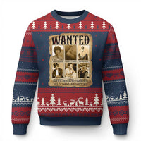 Well Behaved Women Seldom Make History Ugly Christmas Sweater Vintage Feminist Poster - Wonder Print Shop