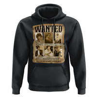 Well Behaved Women Seldom Make History Hoodie Vintage Feminist Poster - Wonder Print Shop