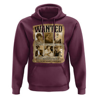 Well Behaved Women Seldom Make History Hoodie Vintage Feminist Poster - Wonder Print Shop