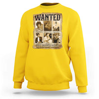 Well Behaved Women Seldom Make History Sweatshirt Vintage Feminist Poster - Wonder Print Shop