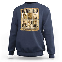 Well Behaved Women Seldom Make History Sweatshirt Vintage Feminist Poster - Wonder Print Shop