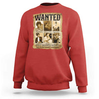 Well Behaved Women Seldom Make History Sweatshirt Vintage Feminist Poster - Wonder Print Shop