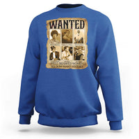 Well Behaved Women Seldom Make History Sweatshirt Vintage Feminist Poster - Wonder Print Shop