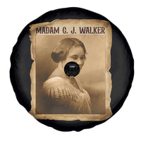 Madam CJ Walker Spare Tire Cover Female Empowerment History Gift - Wonder Print Shop