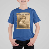 Madam CJ Walker T Shirt For Kid Female Empowerment History Gift - Wonder Print Shop