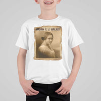 Madam CJ Walker T Shirt For Kid Female Empowerment History Gift - Wonder Print Shop