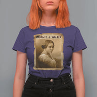 Madam CJ Walker T Shirt For Women Female Empowerment History Gift - Wonder Print Shop