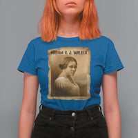 Madam CJ Walker T Shirt For Women Female Empowerment History Gift - Wonder Print Shop