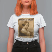 Madam CJ Walker T Shirt For Women Female Empowerment History Gift - Wonder Print Shop