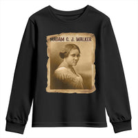 Madam CJ Walker Youth Sweatshirt Female Empowerment History Gift - Wonder Print Shop