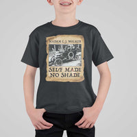 Madam CJ Walker Self Made Millionaire T Shirt For Kid Strong Black Woman Leader - Wonder Print Shop