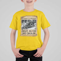 Madam CJ Walker Self Made Millionaire T Shirt For Kid Strong Black Woman Leader - Wonder Print Shop