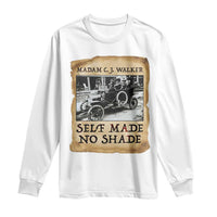 Madam CJ Walker Self Made Millionaire Long Sleeve Shirt Strong Black Woman Leader - Wonder Print Shop